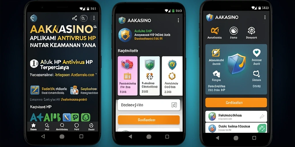 Tampilan antarmuka utama AAKASINO dengan fitur keamanan yang lengkap.