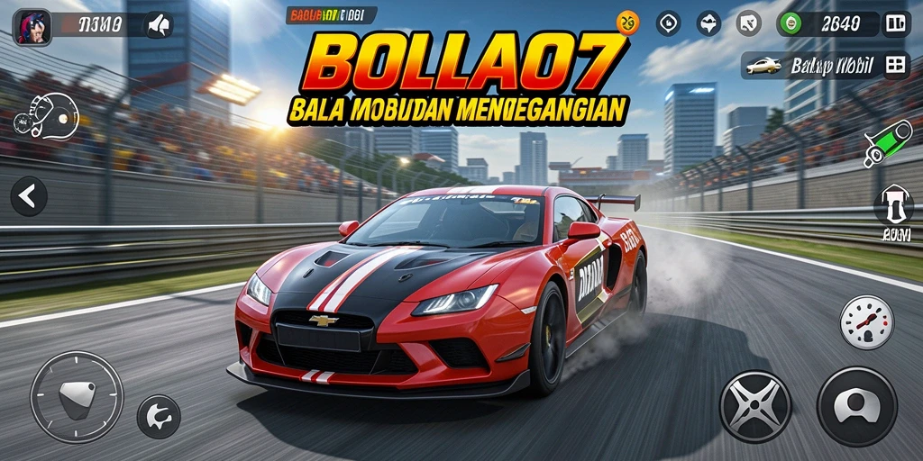 Tampilan antarmuka balap mobil BOLA07 yang menarik dan interaktif.