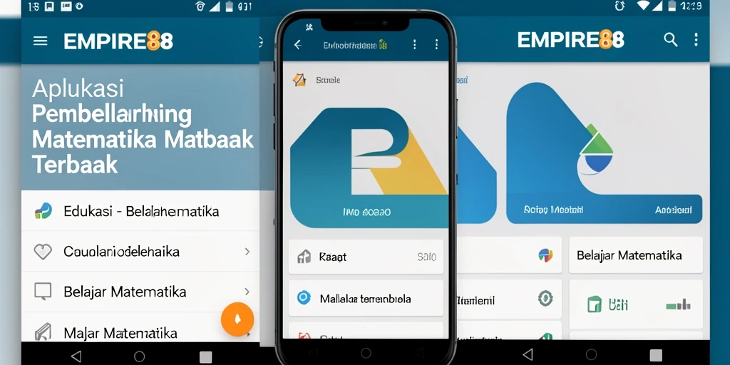 Antarmuka aplikasi <strong>EMPIRE88</strong> yang menarik untuk belajar matematika.