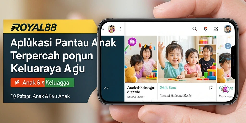 Antarmuka ROYAL88 yang sederhana dan fungsional untuk Pantau Anak.