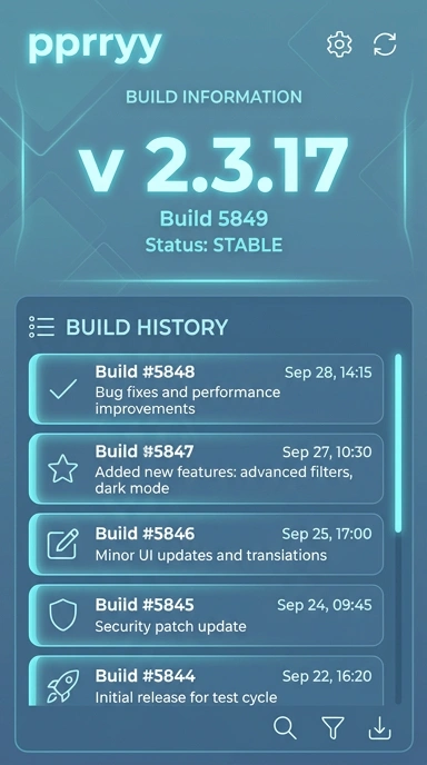 Riwayat Versi pprryy untuk Pengguna Android